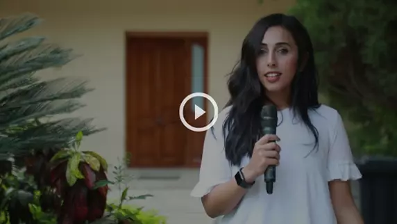 لقطة من داخل الفيديو الذي يتحدث عن مميزات مستشفى حريتي